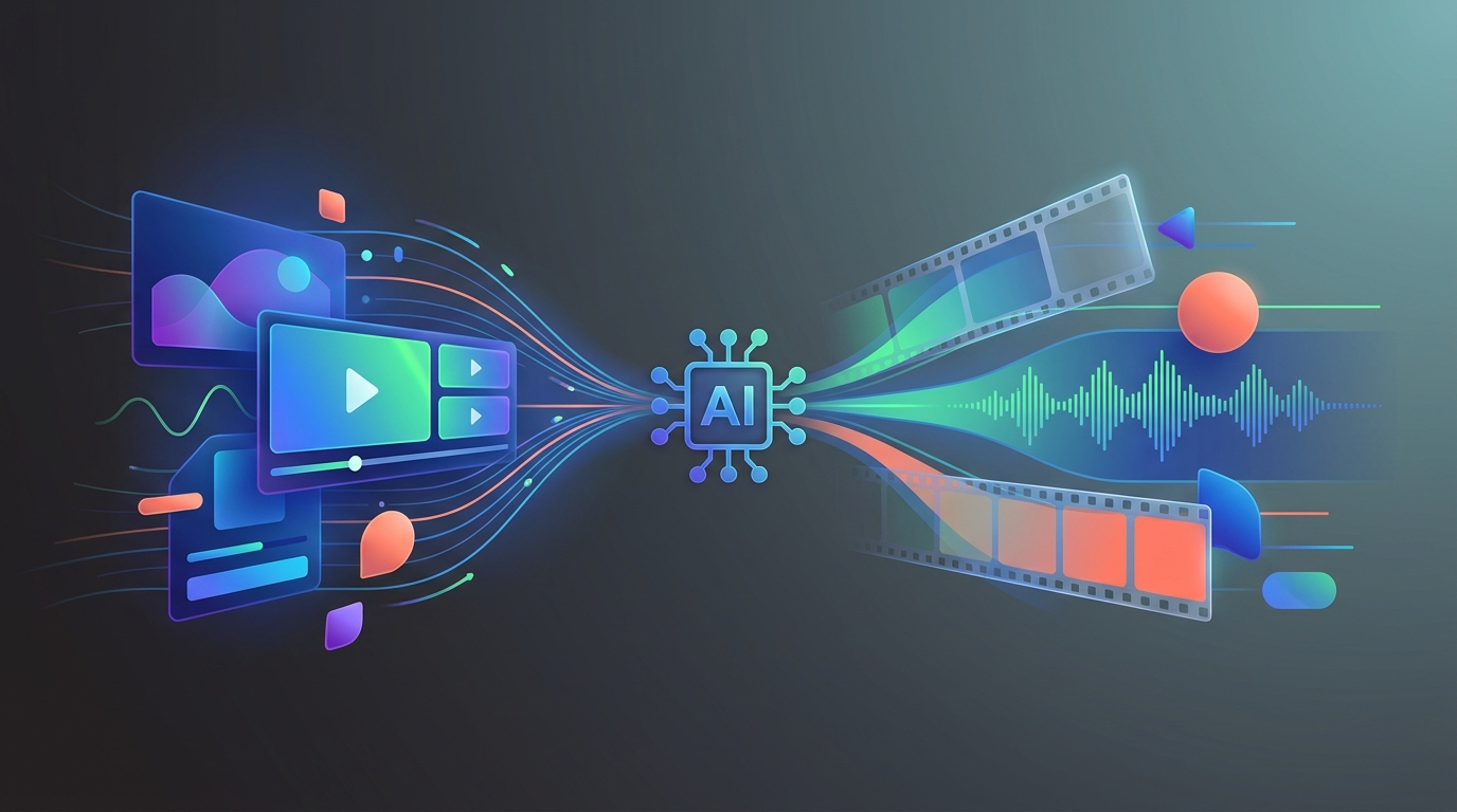AI streamlining video editing tasks.