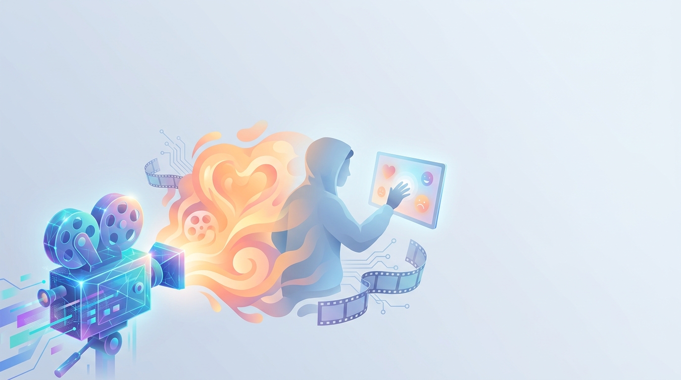 AI blending with human emotion in film production.