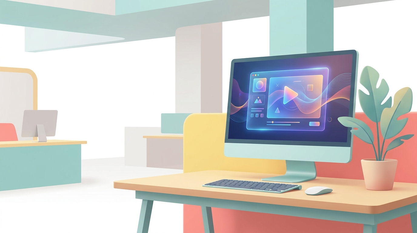 Computer running AI video software locally