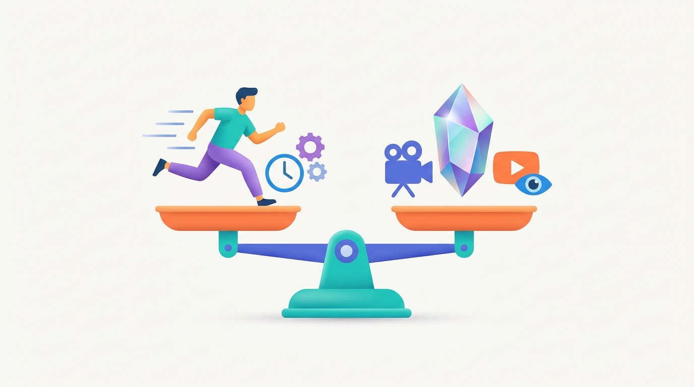Balancing speed and quality in video production