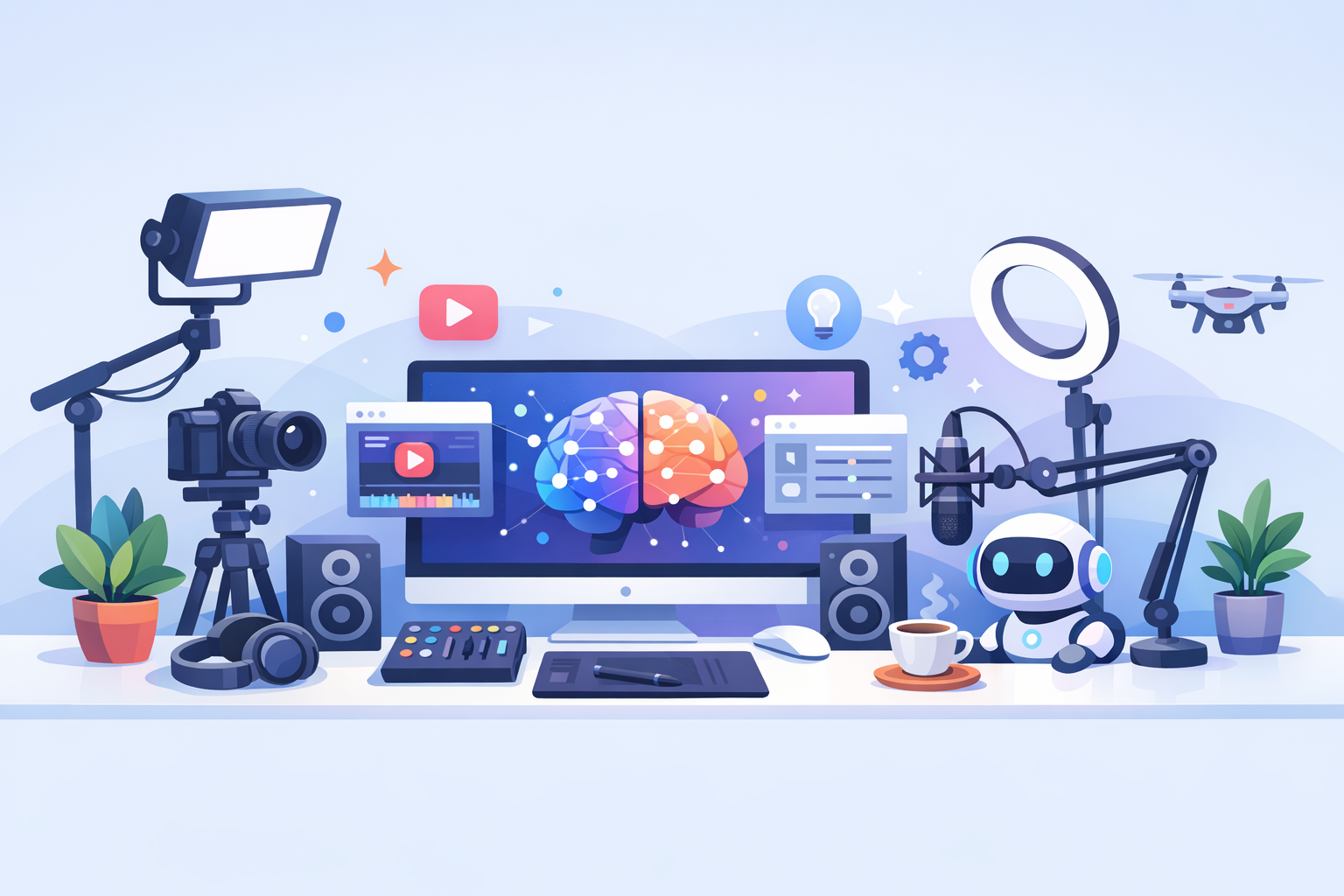 Studio YouTube s nástroji AI