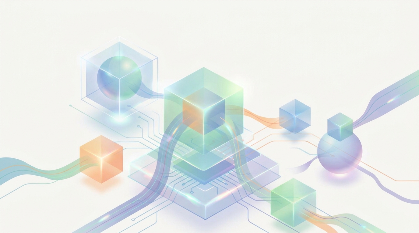 Digital transparency in AI-generated content illustration