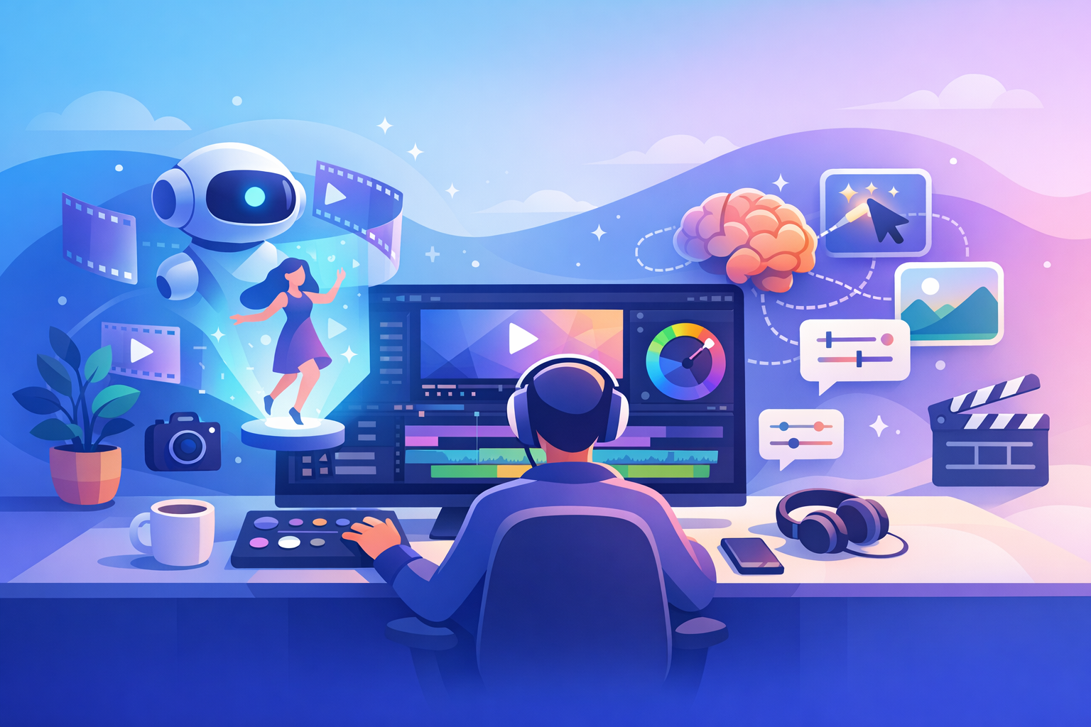Creative video editing with AI tools