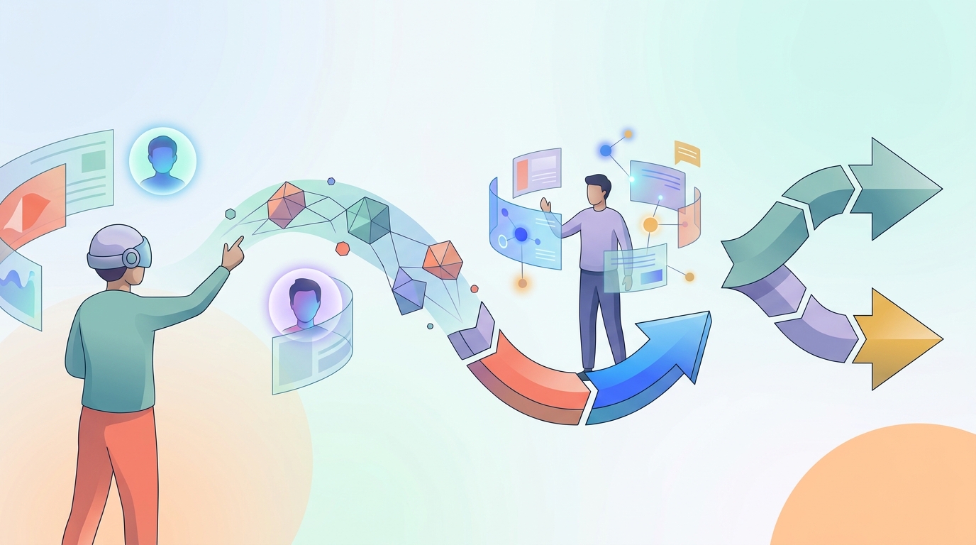Content creators adapting to social media algorithm changes with AI.