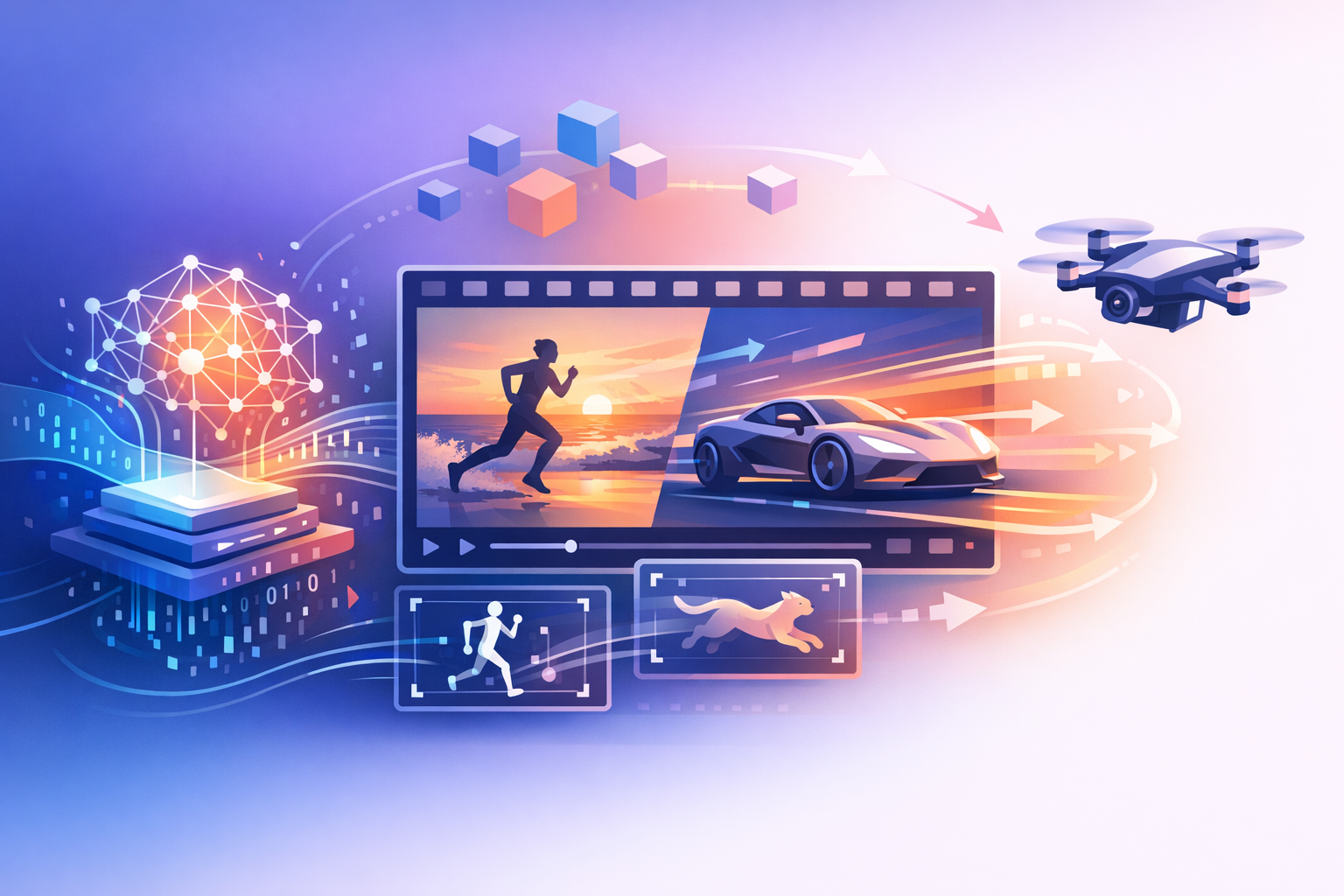 AI algoritmy vytvářející realistický pohyb ve videích