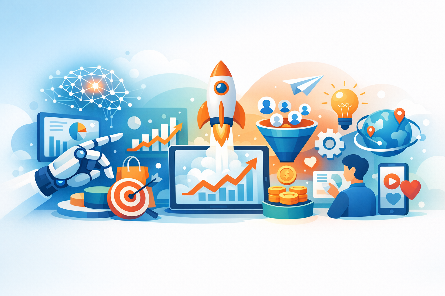 Herramientas de IA transformando estrategias de marketing