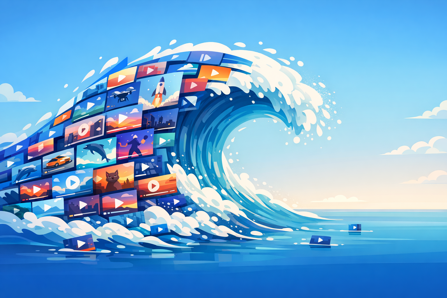 Wave of AI-generated content videos