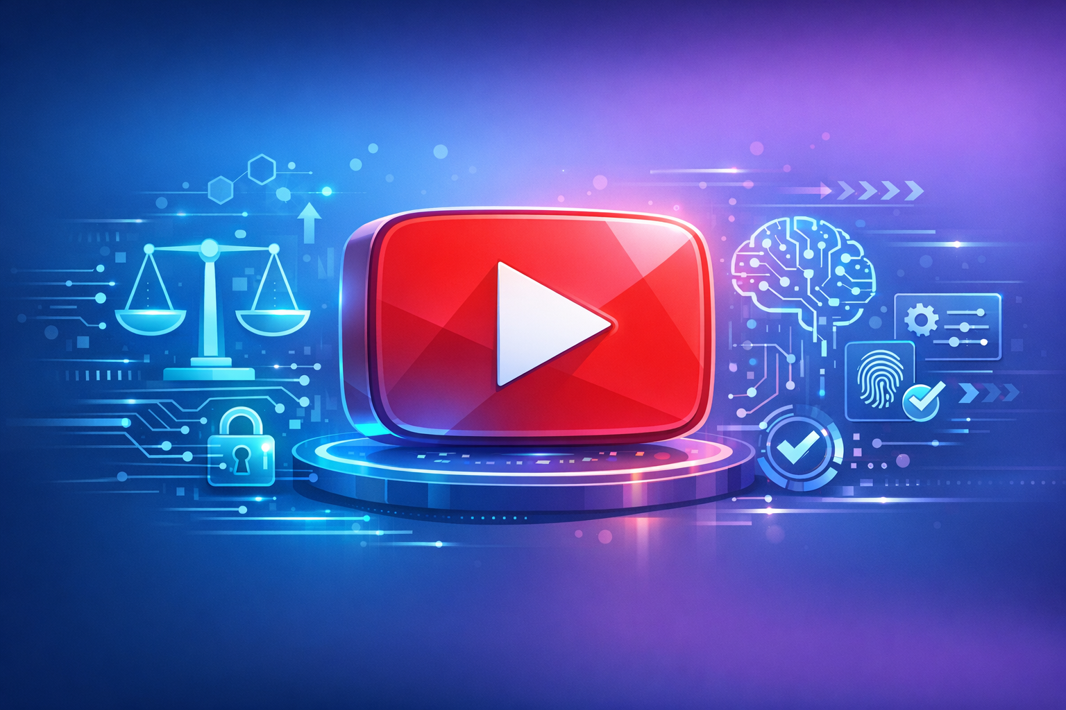 YouTube policy update discussion on AI.