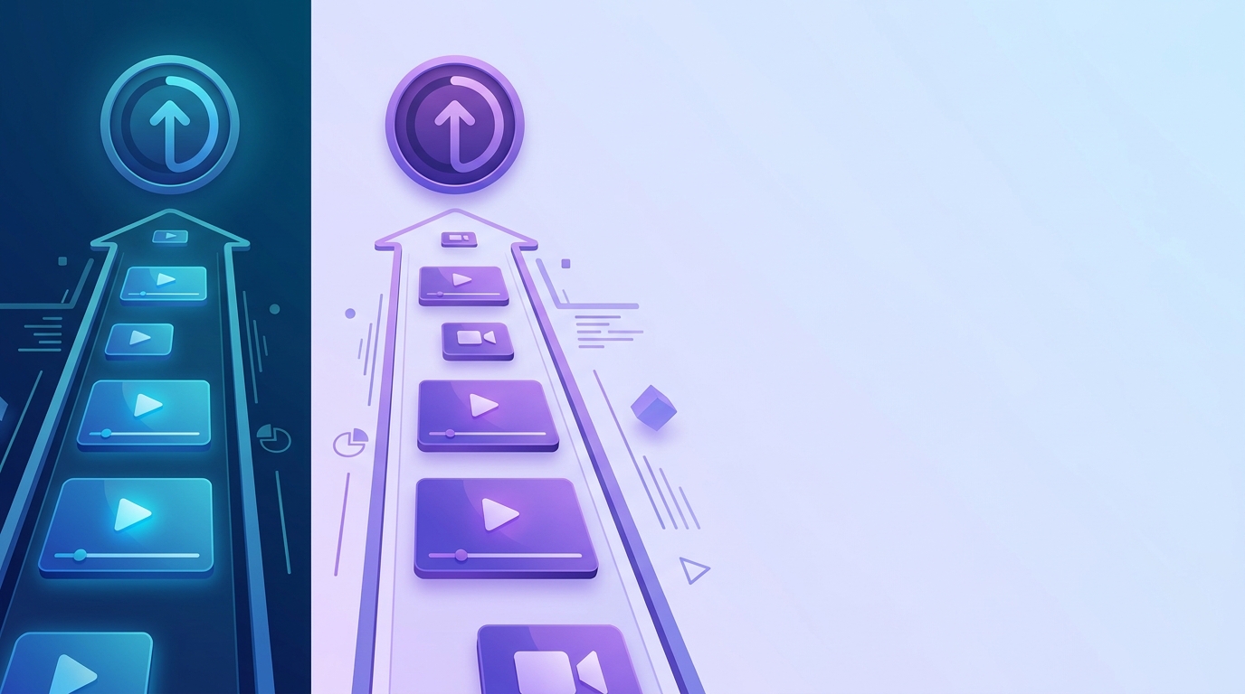 Illustration comparing YouTube Shorts subscriber milestones and TikTok follower milestones for monetization.