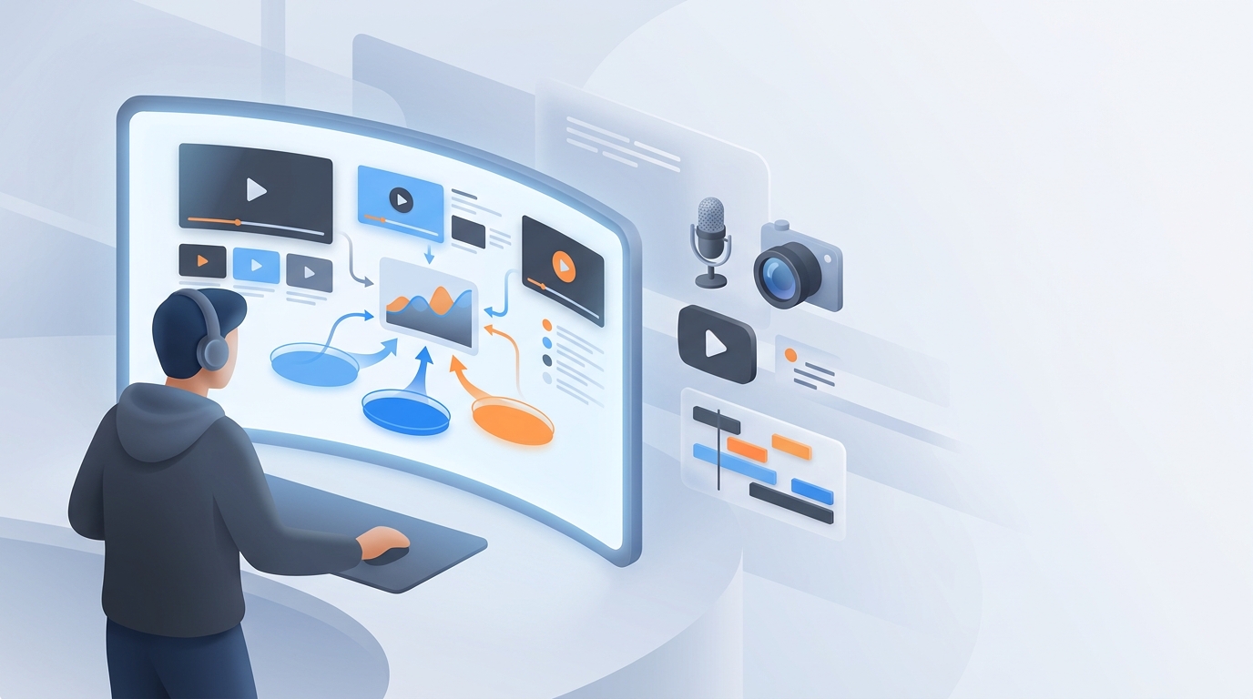 Faceless creator optimizing YouTube Shorts revenue with video analytics and a production workflow.