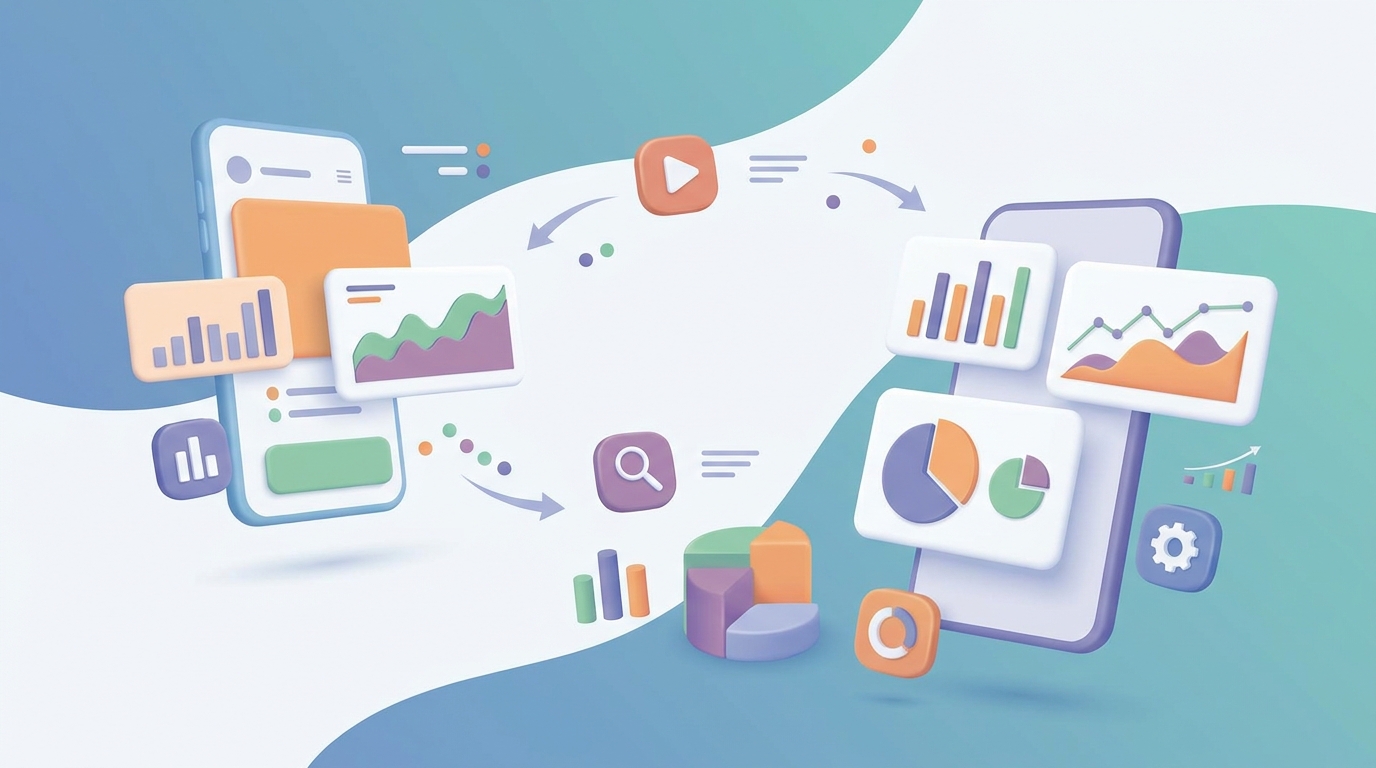 Eye-catching YouTube Shorts concept with analytics