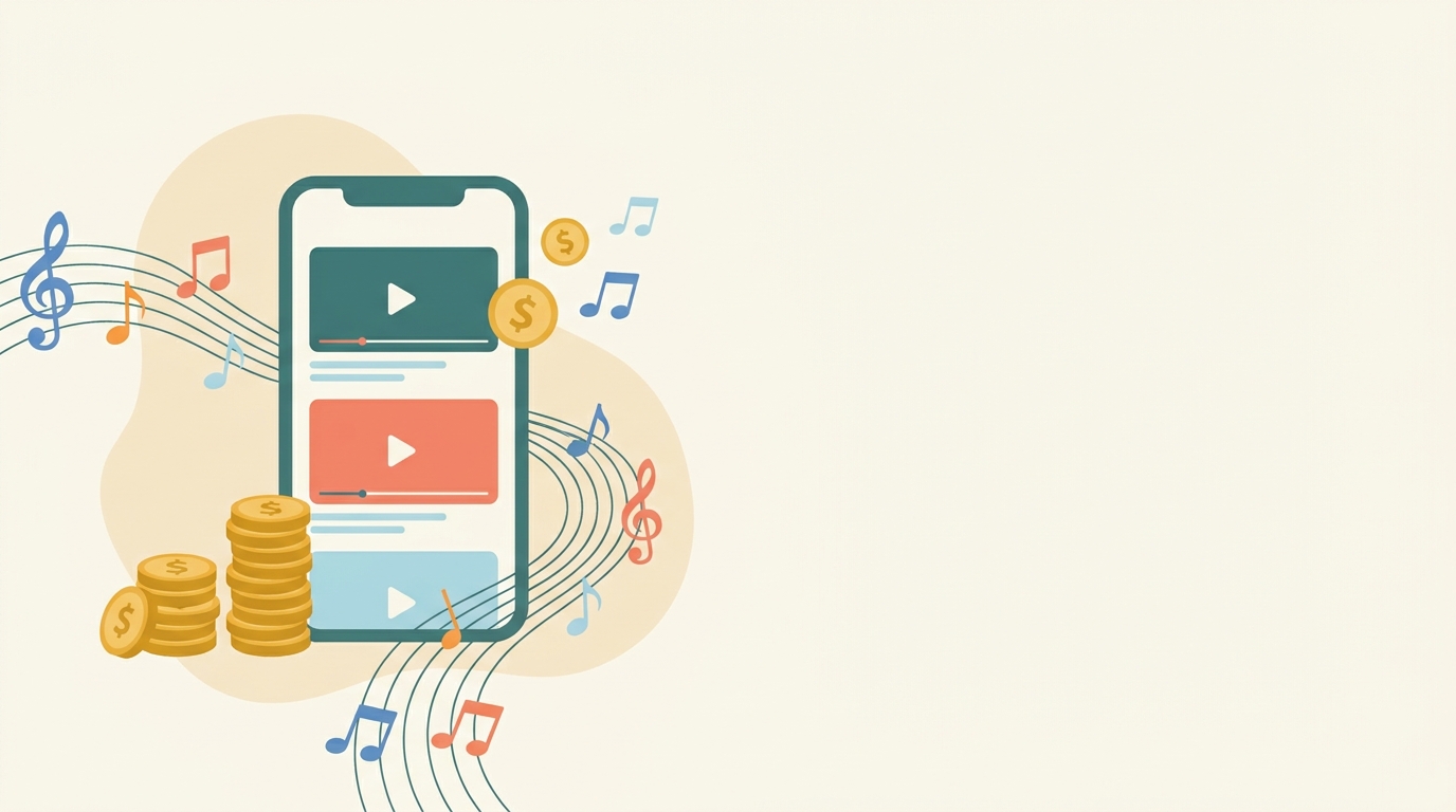 YouTube Shorts revenue and licensing representation.