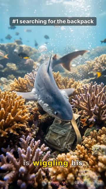 Faceless video example: "Baby Shark Lost His Backpack!" 🦈🎒
Length: 60 seconds
Scene 1 (0–5 sec) — Hook
Baby Shark is excitedly swimming to school.
Suddenly stops.
Shocked face.
Text on screen: "OH NO! My backpack is missing!"
Sound effect: "DUN DUN DUN!"
Scene 2 (5–12 sec) — Search at the Playground
Baby Shark looks behind a slide.
Looks inside a toy box.
No backpack.
Friend Crab shakes head.
Text: "Not here!"
Scene 3 (12–20 sec) — Search at the Farm
Baby Shark asks a cow.
Cow says "Moo!"
Backpack not found.
Funny ch