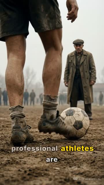 Faceless video example: "The Ronaldo Files: Facts So Insane They Sound Fake"
(~90 seconds)
What if I told you the greatest footballer alive almost never made it to a professional pitch?
At twelve years old, Cristiano Ronaldo was pulled out of school and sent to Lisbon alone — no family, no money, no safety net. Kids his age were playing in the streets. He was already training like his life depended on it. Because it did.
Here's what that obsession built. Ronaldo's muscle mass is at roughly fifty percent — nearly double