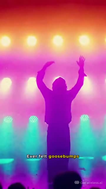 Faceless video example: Why music gives you chills