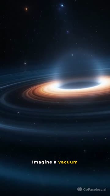 Faceless video example: How black holes work