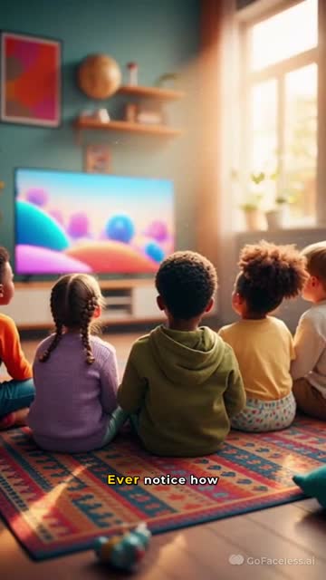 Faceless video example: Make your kids video. So animated cool cartoon kind of thing that toddler would want to watch