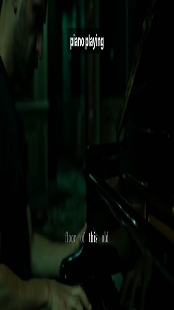Faceless video example: Make a 60s cinematic suspense story about a night guard who hears a piano playing in an abandoned hotel. Keep it eerie but not graphic. Use dark realistic visuals, slow camera movement, and end on an unresolved final image