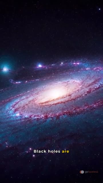 Faceless video example: How black holes work