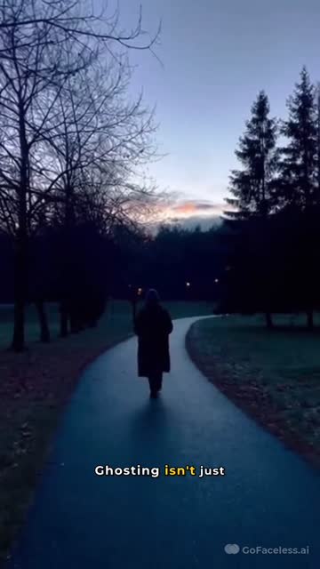 Faceless video example: Why people ghost and what it means