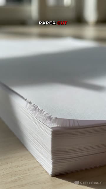 Faceless video example: Why Paper Cuts Hurt So Much