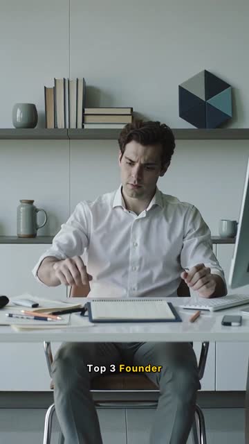 Faceless video example: Make a 15 second video about productivity tips for startup founders in a clean modern style. Audience: busy founders. Tone: practical and direct. Use simple visuals, short captions, and a clear takeaway.