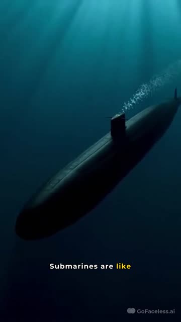 Faceless video example: How submarines navigate underwater
