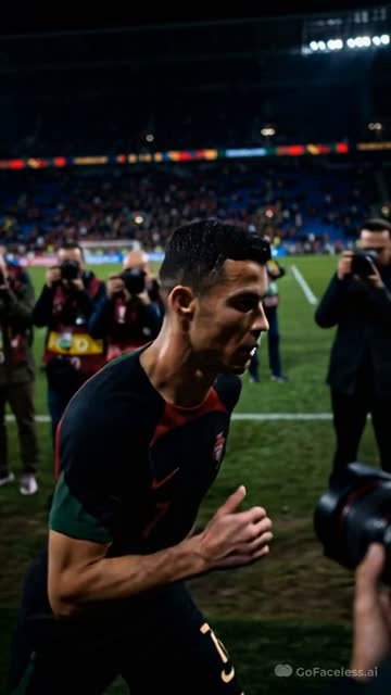 Faceless video example: Today’s hottest Cristiano Ronaldo topic is “Ronaldo’s Last Dance at the FIFA World Cup 2026” — he’s 41, entering his 6th World Cup, and the internet is exploding over his unreal fitness and final shot