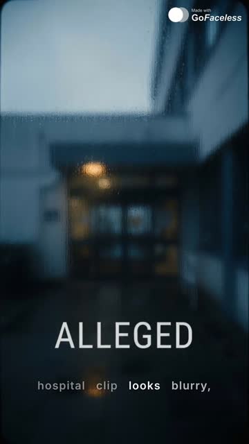 Faceless video example: See older messagesExactly—if the video of the hospital