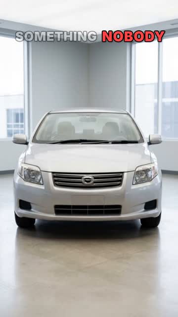Faceless video example: 2007 Toyota Corolla Axio