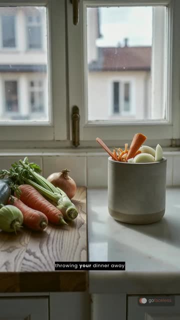 Faceless video example: Sustainable Home Cooking Tips