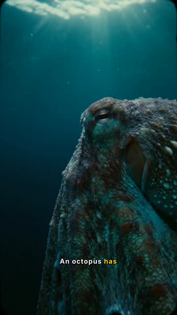 Faceless video example: Why octopuses have three hearts and blue blood