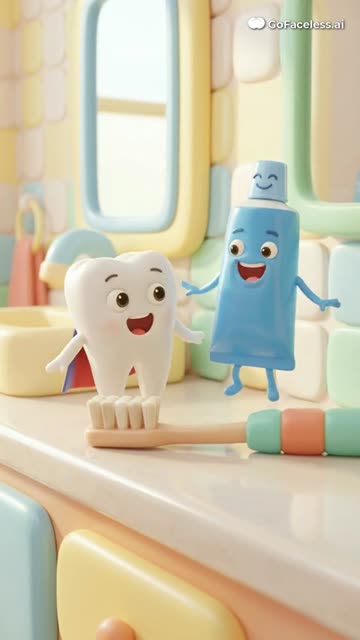 Faceless video example: I need a cartoon for children with the