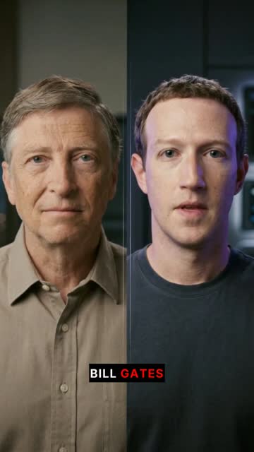 Faceless video example: Bill Gates vs Mark Zuckerberg