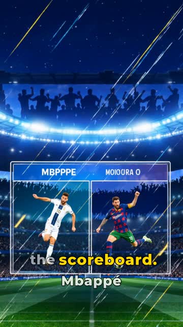 Faceless video example: Mbappe vs Messi