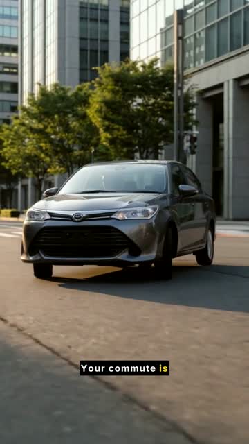 Faceless video example: video ad for @toyota_axio
