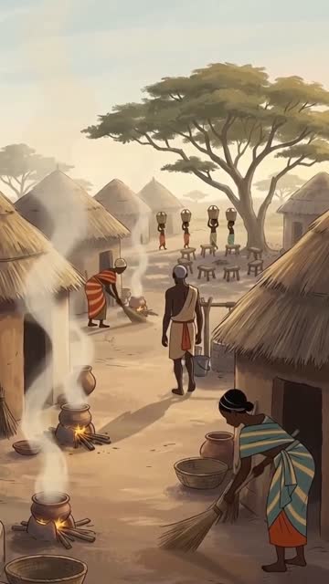 Faceless video example: EPISODE 1 — THE VILLAGE THAT CHANGED Opening